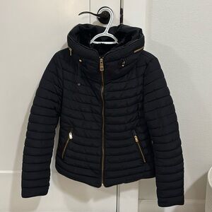 Zara Coat Navy Blue
